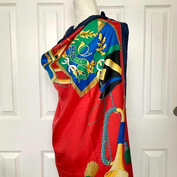 Daniel La Foret Designer Silk Scarf - Picture 7 of 16